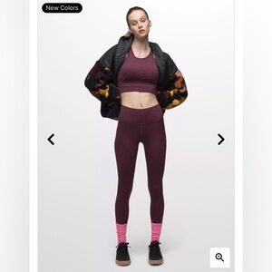 Prana Burgundy Leggings